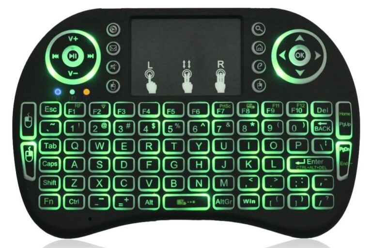 Cheap backlit 2.4g i8 wireless mini keyboard (2)