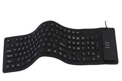 Custom wired waterproof foldable silicone keyboard (1)