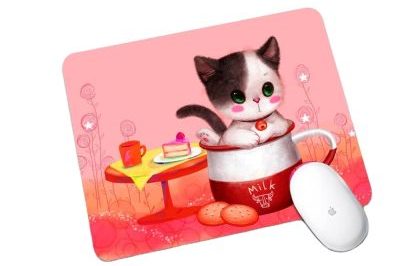 Natural rubber waterproof custom heat transfer mouse pad (6)