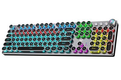 Rgb backlight waterproof 104keys keyboard (3)