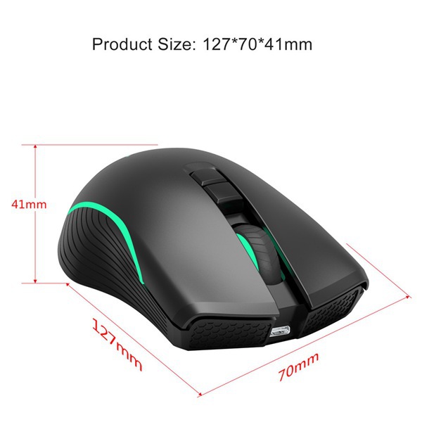 Wireless rechargeable ergonomic mouse for laptop computer Mouse
