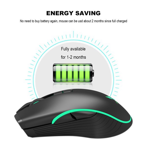 Wireless rechargeable ergonomic mouse for laptop computer Mouse