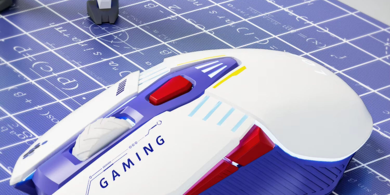 RGB wired 3D gaming mouse