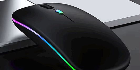 ultra-slim RGB wireless gaming mouse
