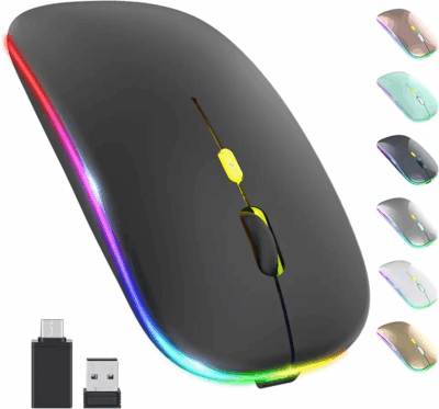 ultra-slim RGB wireless gaming mouse