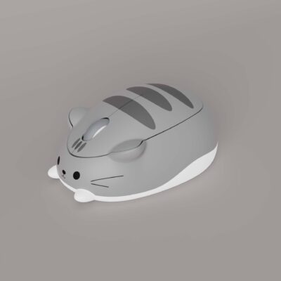 cat theme wireless optical mouse