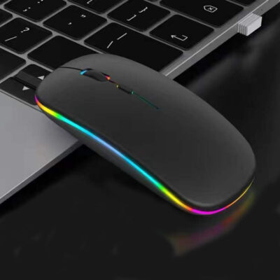 vertical wireless RGB mouse
