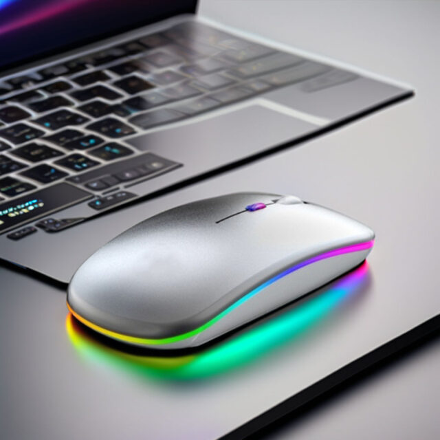 ultra-thin vertical wireless mouse