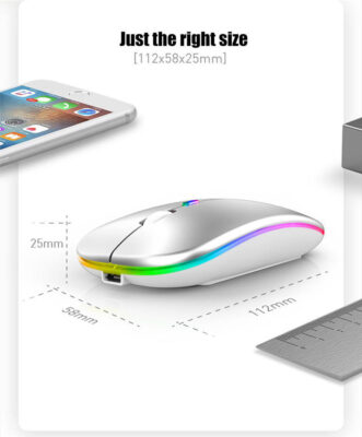 ultra-thin vertical wireless mouse