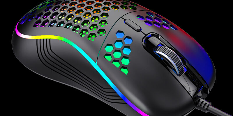 honeycomb wired gaming mouse