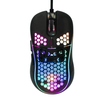 honeycomb wired gaming mouse
