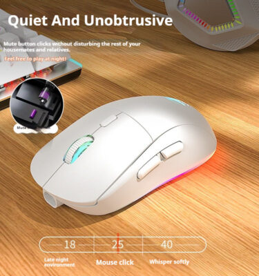 dual mode wireless gaming mouse