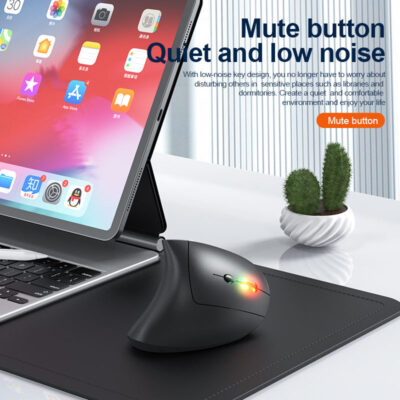 ergonomic mini vertical wireless mouse