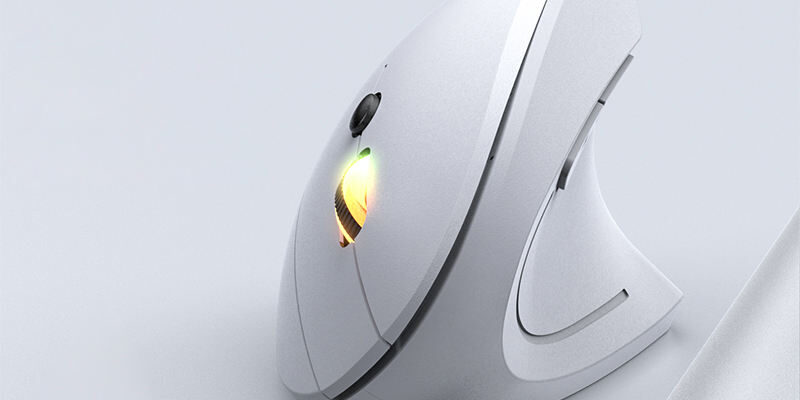 ergonomic mini vertical wireless mouse