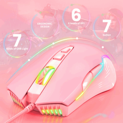 RGB wired gaming mouse
