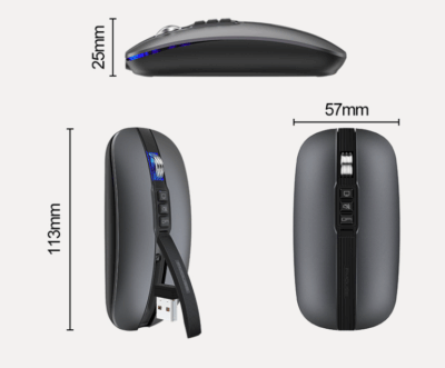 dual-mode wireless mini optical mouse