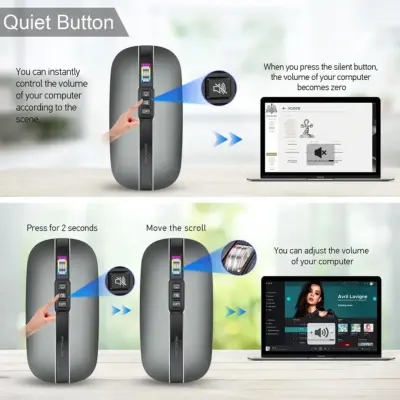 dual-mode wireless mini optical mouse