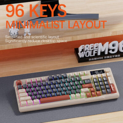 Dual Mode Mechanical Touch Keyboard