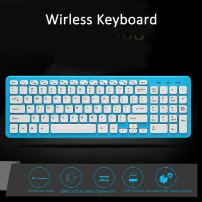 Portable 69-key wireless keyboard for PC