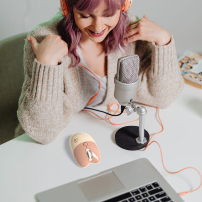 cat-shaped wireless mini mouse