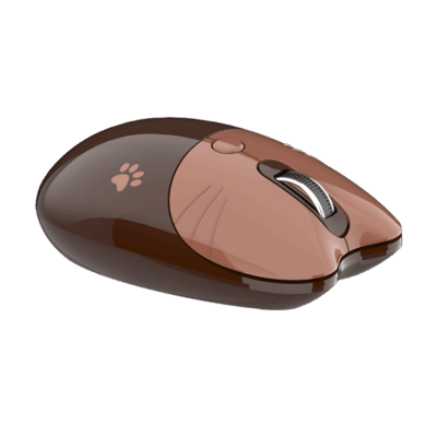 cat-shaped wireless mini mouse