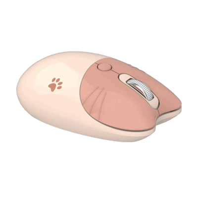 cat-shaped wireless mini mouse