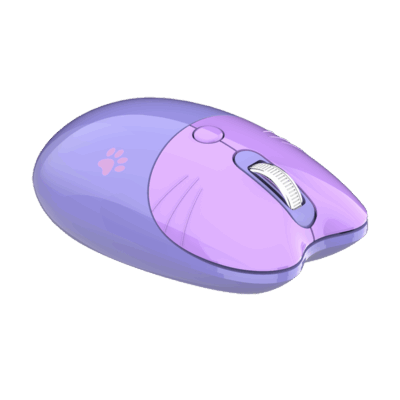 cat-shaped wireless mini mouse