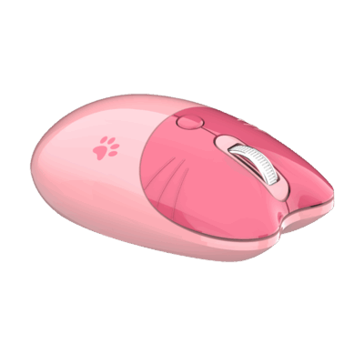 cat-shaped wireless mini mouse