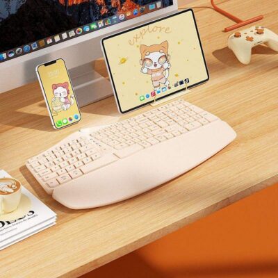 wireless mechanical ergonomic keyboard