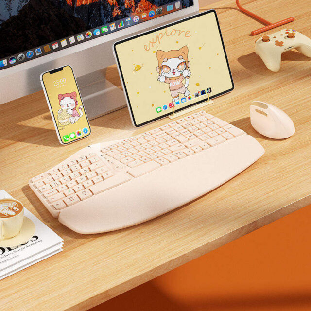 wireless mechanical ergonomic keyboard