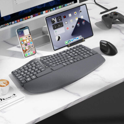 wireless mechanical ergonomic keyboard