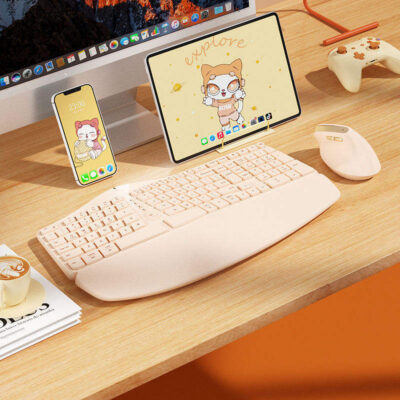 wireless mechanical ergonomic keyboard