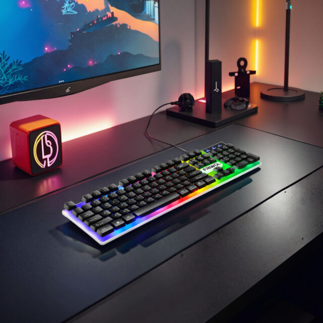 Wireless mechanical ergonomic keyboard