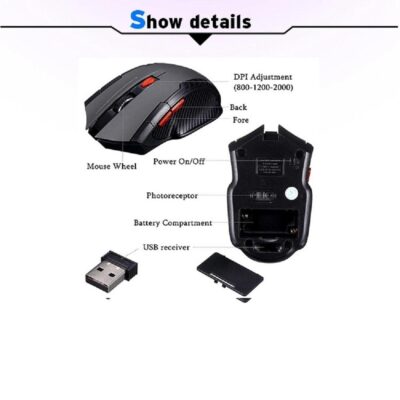 wireless USB gaming mouse