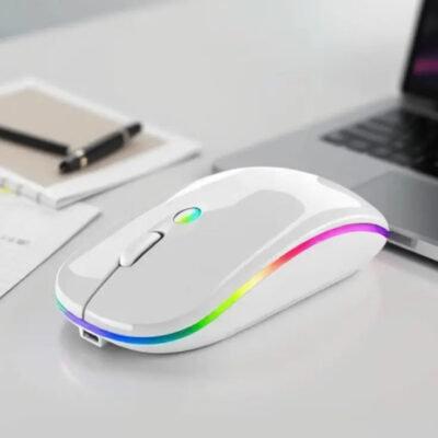 ultra-thin white mini wireless mouse
