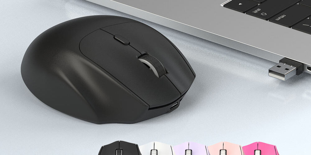 Rechargeable wireless silent mouse