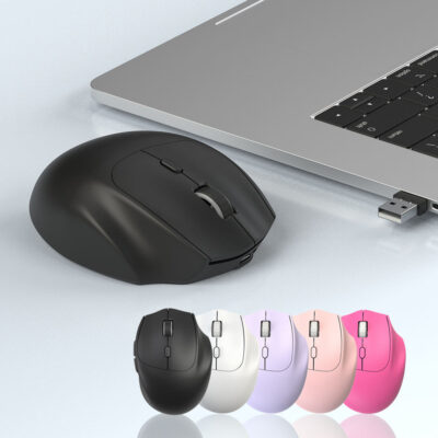 Rechargeable wireless silent mouse