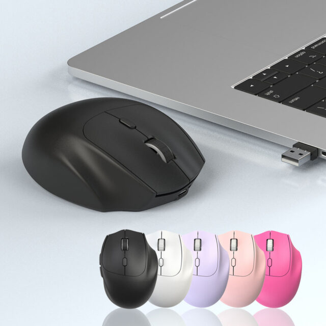 Rechargeable wireless silent mouse