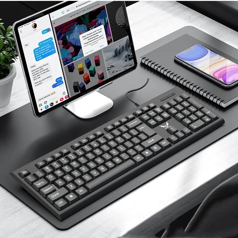 English Arabic wired keyboard for office