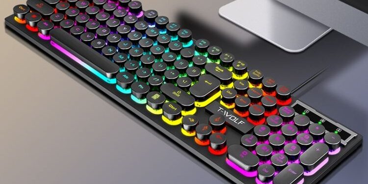 RGB wired gaming keyboard