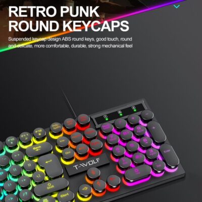 RGB wired gaming keyboard