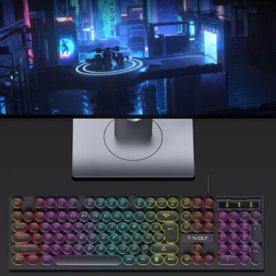 RGB wired gaming keyboard