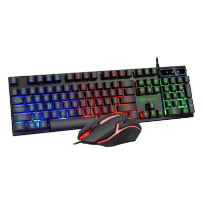 LED keyboard and mouse combo