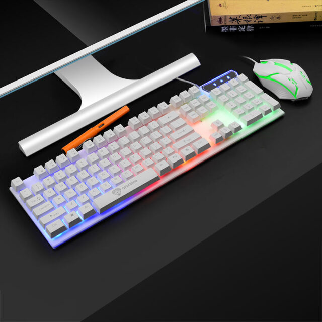LED keyboard and mouse combo