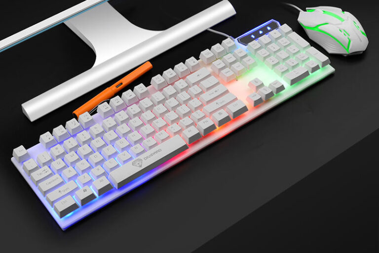 LED keyboard and mouse combo