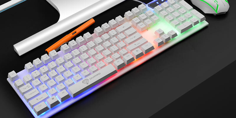LED keyboard and mouse combo