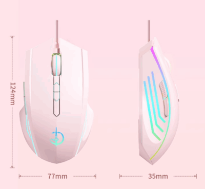 M800 LED wired gaming mouse